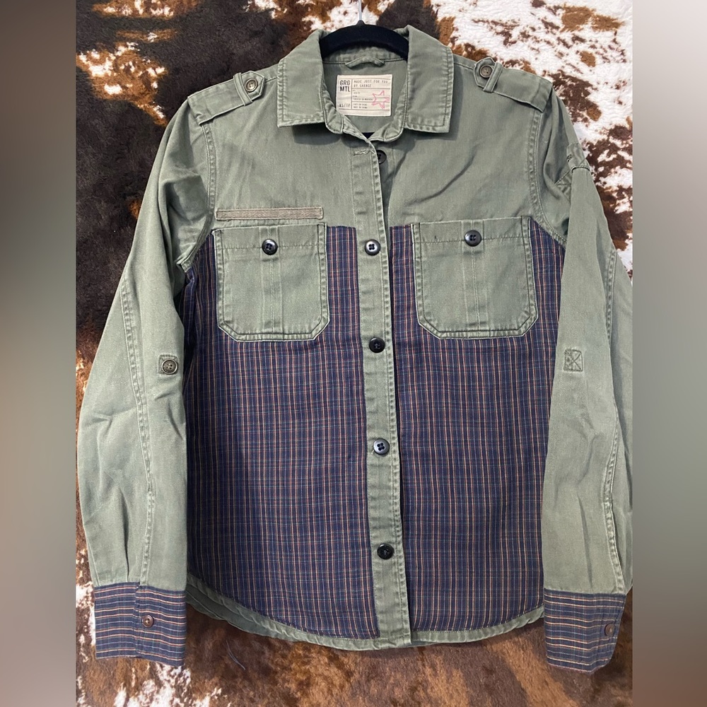 Custom Rework Plaid Jacket